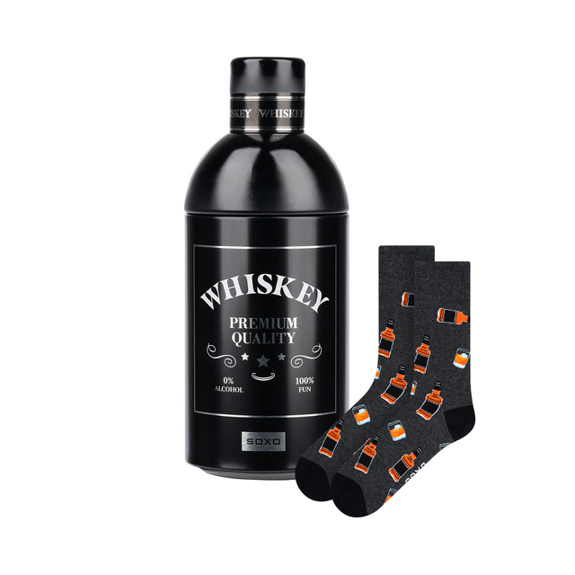 Calcetines de hombre SOXO GOOD STUFF | Whisky en una botella | regalo para el